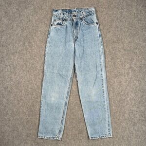 Vintage‎ Levi's Orange Tab Blue Denim 550 Relaxed Fit Jeans Youth Size 12 Slim